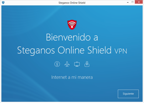 Steganos Online Shield VPN - Bienvenido