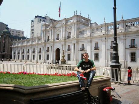 Palacio de la Moneda en Santiago de Chile