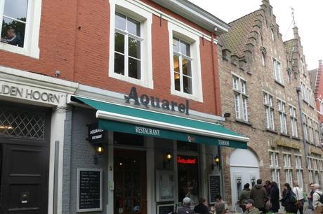 Restaurantes en Brujas, donde comer (parte II) aquarel brujas
