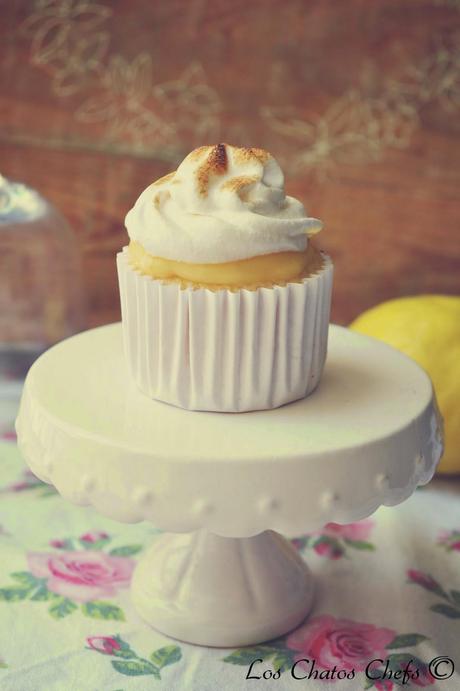 Cupcakes de limón con merengue Cupcakes de limón con merengue