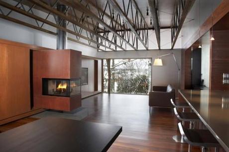 Interior de la casa sostenible Ferrous