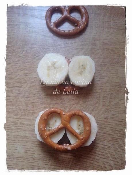 Bretzel con platano Bretzel con platano