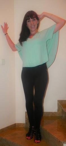 Look con Femme fatale y mi nueva blusa menta. Look con Femme fatale y mi nueva blusa menta.