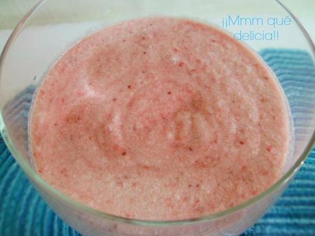 MOUSSE DE FRESAS MOUSSE DE FRESAS