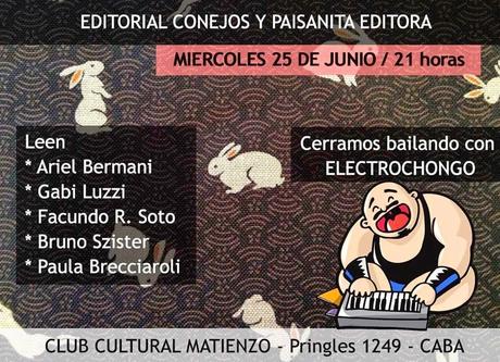 Eventos | Editorial Conejos y Paisanita Editora estarán en el Centro Cultural Matienzo
