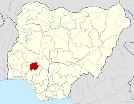 Elecciones en Ekiti: victoria del partido gobernante en Nigeria Nigeria_Ekiti_State_map