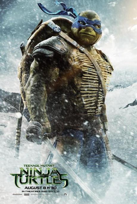 LEONARDO PROTAGONIZA EL PRIMER CARTEL INDIVIDUAL DE NINJA TURTLES