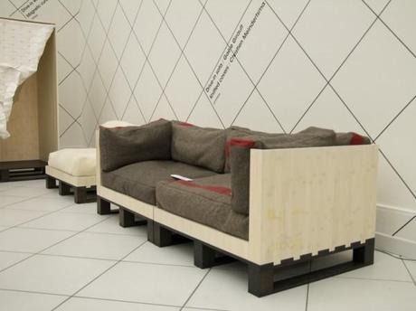 Lindos muebles hechos con palets reciclados