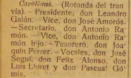 85 años de Fogueres en Carolinas. Primera época: 1929-1936