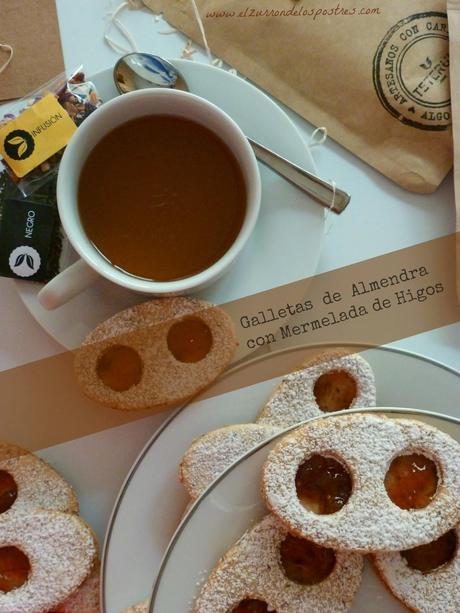 Galletas de Almendra con Mermelada de Higos Galletas de Almendra con Mermelada de Higos