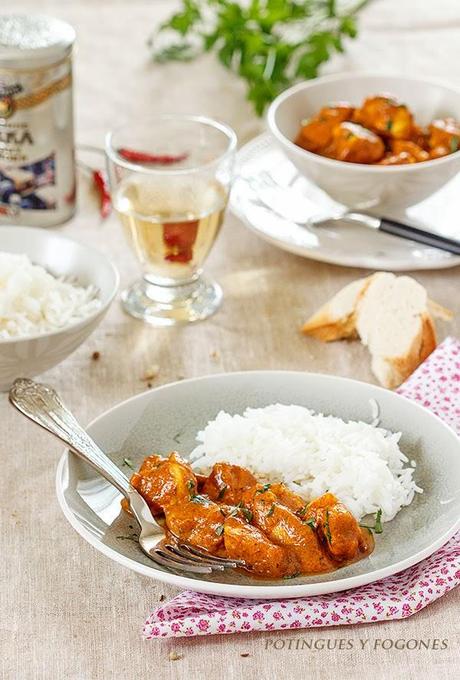 Pollo Tikka Masala versión rápida Pollo Tikka Masala versión rápida