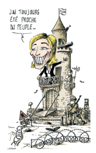 En desonancia con Marine Le Pen Fuente: Fontenay-sous-bois