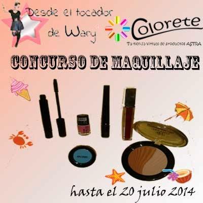 Concurso de maquillaje en el Tocador de Wary, con Colorete Concurso de maquillaje en el Tocador de Wary, con Colorete