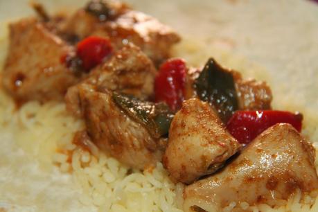 Fajitas de pollo y queso Fajitas de pollo y queso