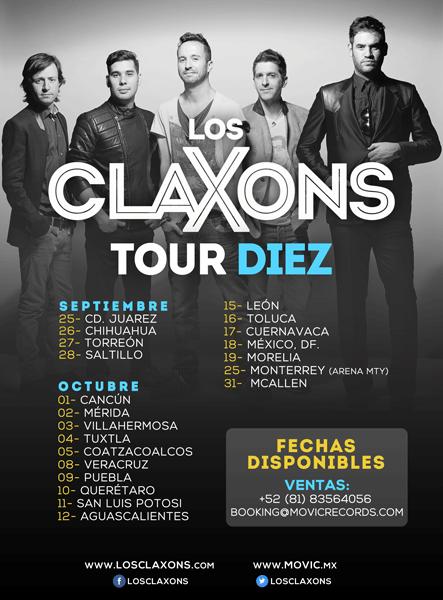 Los Claxons confirman fecha en San Luis Potosí los Claxons