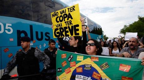 brasil no quiere el mundial El mundial simboliza el sistema actual: pocos ganan y muchos pierden