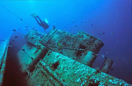 más barcos hundidos y tesoros en los océanos