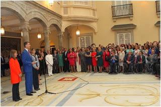 LOS REYES DE ESPAÑA INICIAN SUS ENCUENTROS RECIBIENDO A LOS REPRESENTANTES DE ENTIDADES SOLIDARIAS LOS REYES DE ESPAÑA INICIAN SUS ENCUENTROS RECIBIENDO A LOS REPRESENTANTES DE ENTIDADES SOLIDARIAS