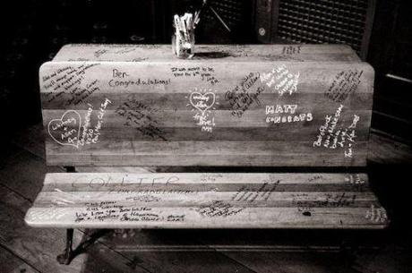 Bancos de madera como libros de firmas colores-de-boda-libro-firmas-banco-madera-6