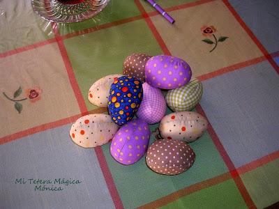 Tutorial Huevos de Pascua con fieltro.