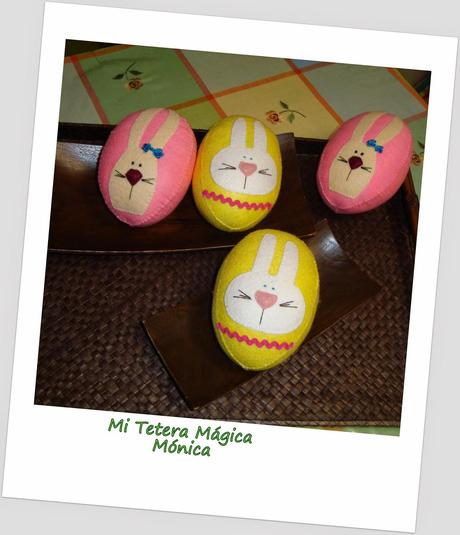 Tutorial Huevos de Pascua con fieltro.