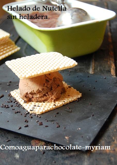 HELADO DE NUTELLA SIN HELADERA, CAMINO DEL INFIERNO... HELADO DE NUTELLA SIN HELADERA, CAMINO DEL INFIERNO...