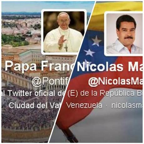 Papa Francisco y presidente Maduro entre los más influentes en Twitter Papa Francisco y presidente Maduro entre los más influentes en Twitter