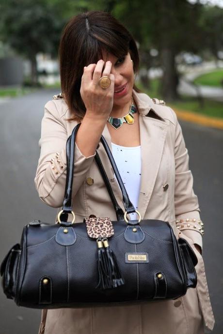 Mis looks el trench coat con tachas Gabardina, trench coat, basicos de armario, mis looks , Paola Blass