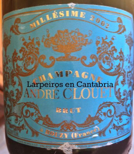 Champagne André Clouet Brut Millésime 2002: De vicio Champagne André Clouet Brut Millésime 2002: De vicio