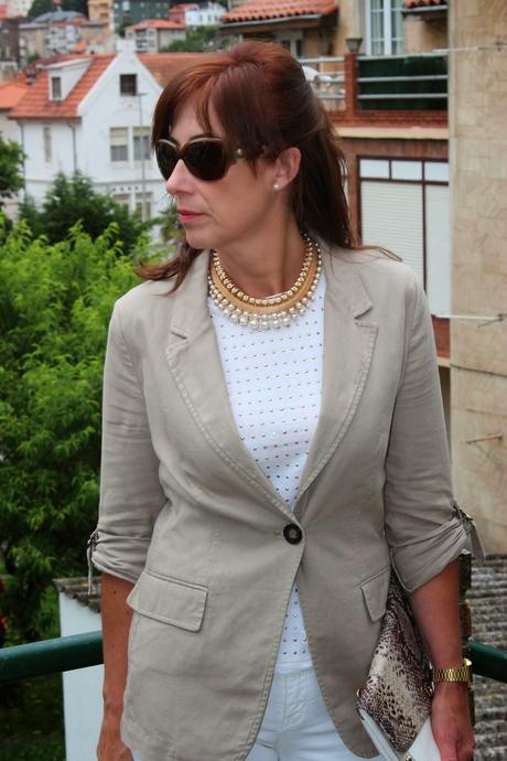 MIS LOOKS - BLANCO  Y BEIG