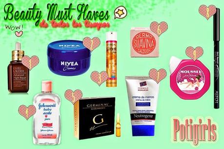 MIS IMPRESCINDIBLES DE BELLEZA DE TODOS LOS TIEMPOS MIS IMPRESCINDIBLES DE BELLEZA DE TODOS LOS TIEMPOS