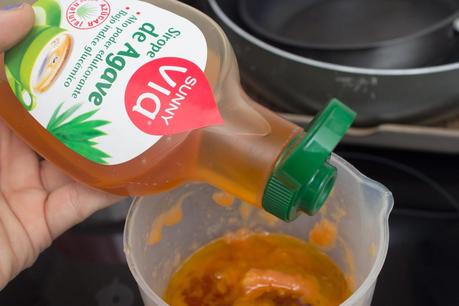 Pastel de papapaya y manzana con crocanti de almendra Pastel de papapaya y manzana con crocanti de almendra