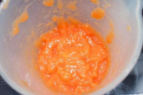 Pastel de papapaya y manzana con crocanti de almendra Pastel de papapaya y manzana con crocanti de almendra