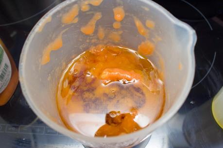 Pastel de papapaya y manzana con crocanti de almendra Pastel de papapaya y manzana con crocanti de almendra