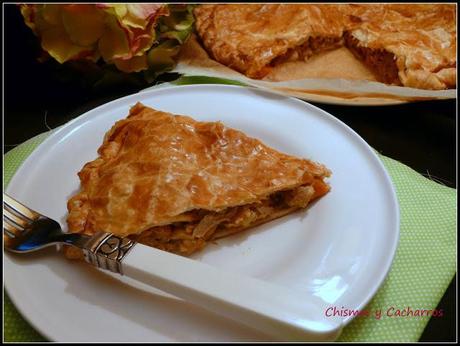 Empanada de pisto con atún Empanada de pisto con atún
