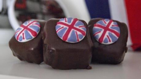 Mini Financiers de chocolate y Nutella (a lo british)