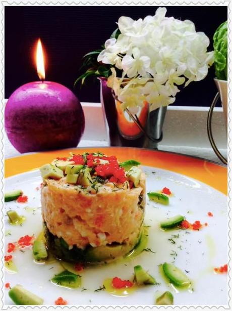 Tartar de salmón fresco Tartar de salmón fresco 4