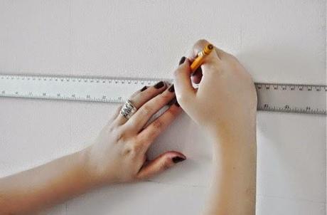 DIY: cómo estampar la pared con sellos
