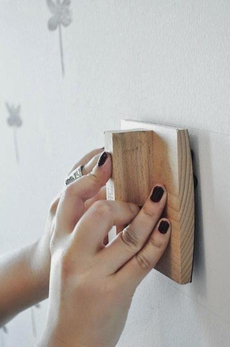 DIY: cómo estampar la pared con sellos