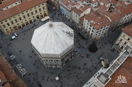 Batisterio visto desde el Campanario de Giotto