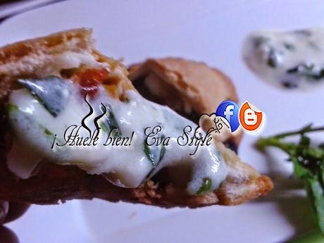 Minis calzones con atún Minis calzones con atún