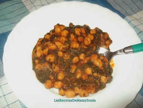 GARBANZOS CON ESPINACAS EN MI OLLA ERIKA GARBANZOS CON ESPINACAS EN MI OLLA ERIKA