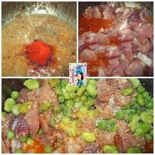 CARNE CON GUISANTES Y HABITAS CARNE CON GUISANTES Y HABITAS