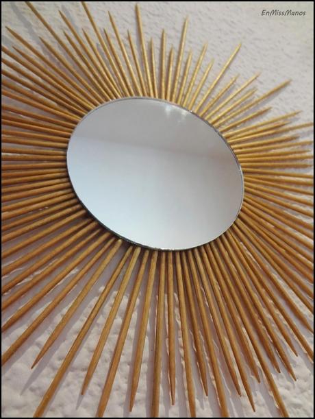 DIY espejo sol DIY espejo sol