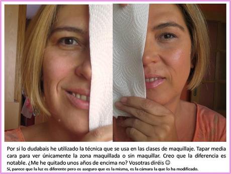 Aquí el antes y el después! :) Cómo quitarte años únicamente con el maquillaje