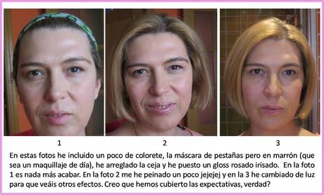 A la foto 1 le falta el labial, eh? Que me he pasado de lista :D Cómo quitarte años únicamente con el maquillaje