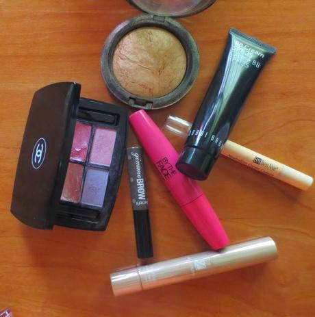 Estos son los productos que he utilizado Cómo quitarte años únicamente con el maquillaje