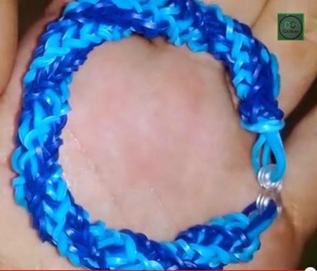 Cómo hacer una pulsera de gomas tipo fishtail o cola de pescado espiral Cómo hacer una pulsera de gomas tipo fishtail o cola de pescado espiral