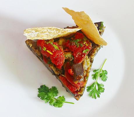 Berenjenas con sobrasada y cilantro 22092012678