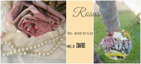 Yo Reciclo:Rosas de papel Yo Reciclo:Rosas de papel